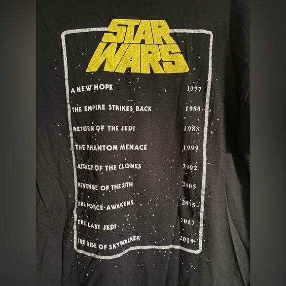 ⚡️ Star Wars front and back Disney licensed graphic tee - Picture 4 of 5